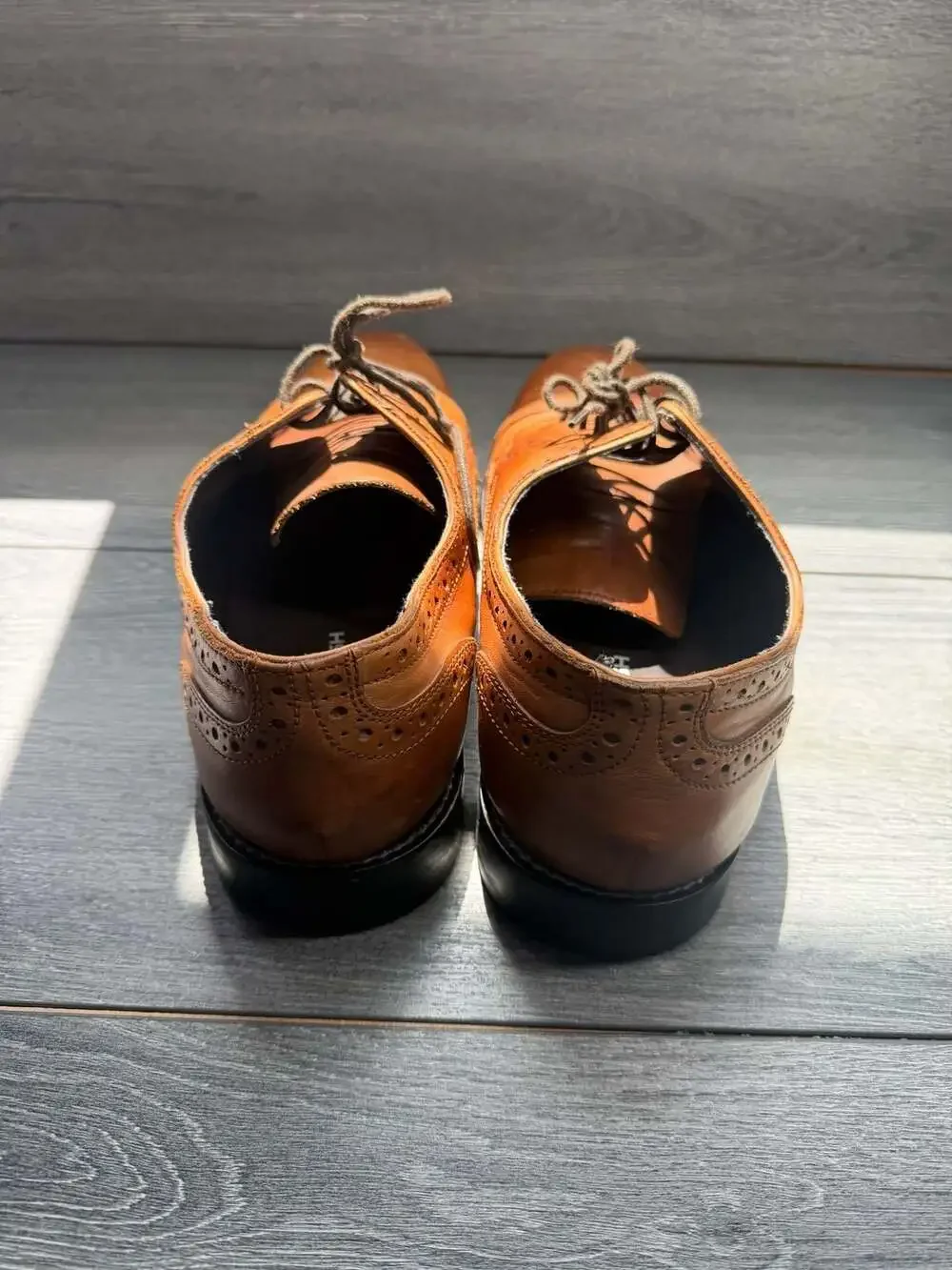 Nunn Bush Fifth Ward Flex Cap Toe Oxford Cognac
